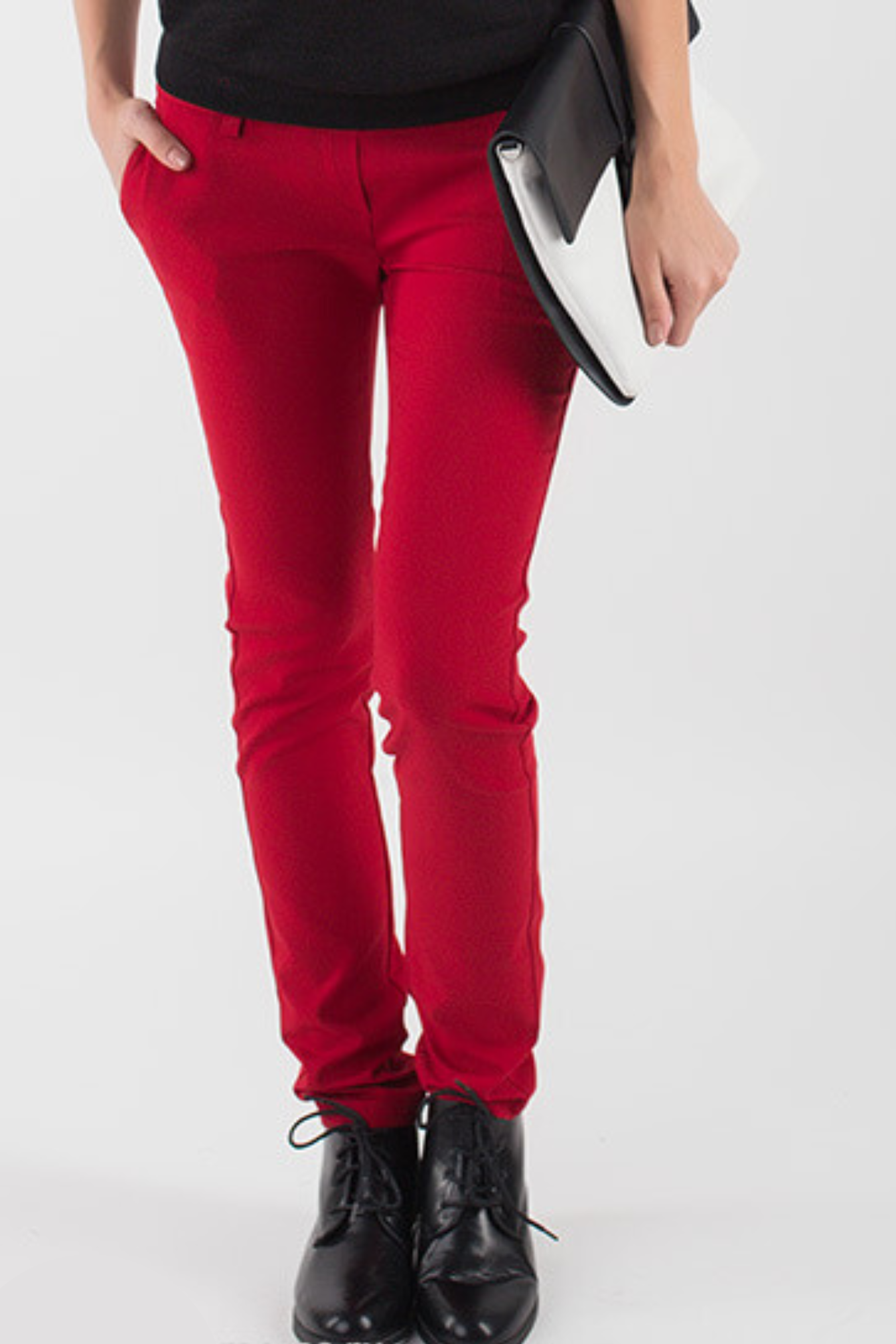 Купить красные брюки для беременных интернет магазин Happy-Moms.ru