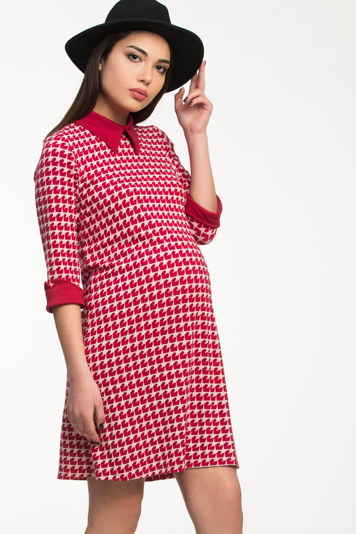 Трикотажное платье для беременных Happy-Moms.ru