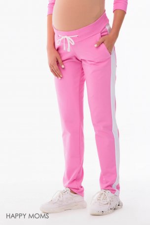 Спортивные розовые брюки для беременных купить интернет магазин