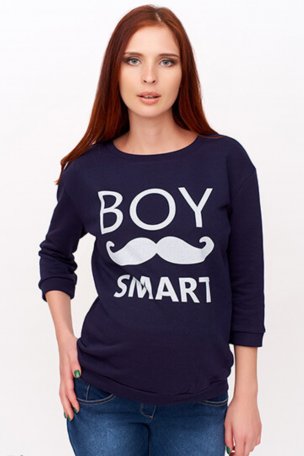 Темно синий свитер для беременных в интернет магазине купить