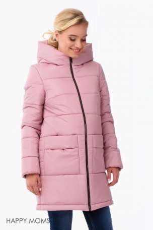 Куртка зимняя для беременных розовая купить интернет магазин