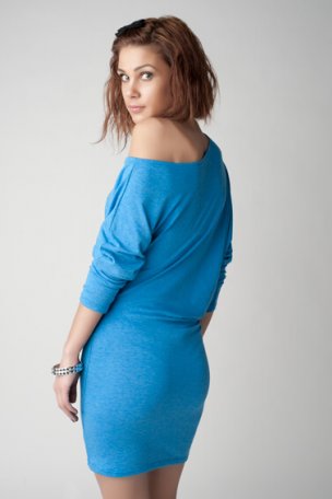 Платье голубое трикотажное для беременных купить интернет магазин