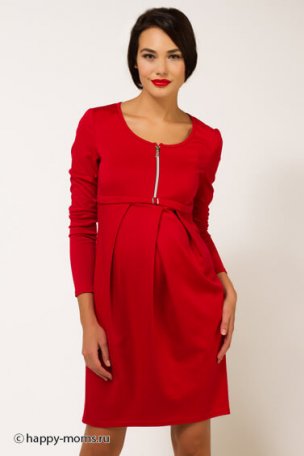 Красное платье для беременных купить