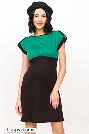 Платье черно зеленое для беременных интернет магазин купить