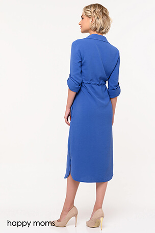 Платье для беременных повседневное свободное джинсовое рубашка одежда в ...